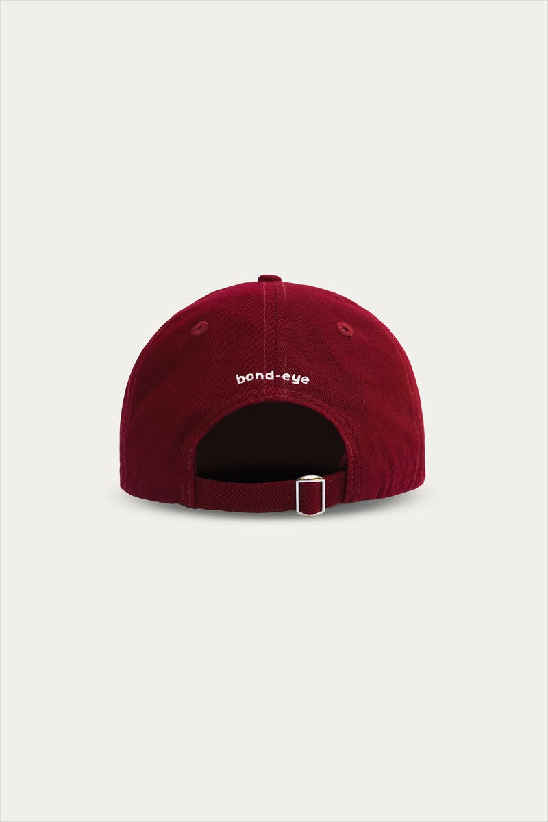 Baseball Cap in Wine - Back