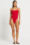 Low Palace One Piece in Baywatch Red - Nina Back