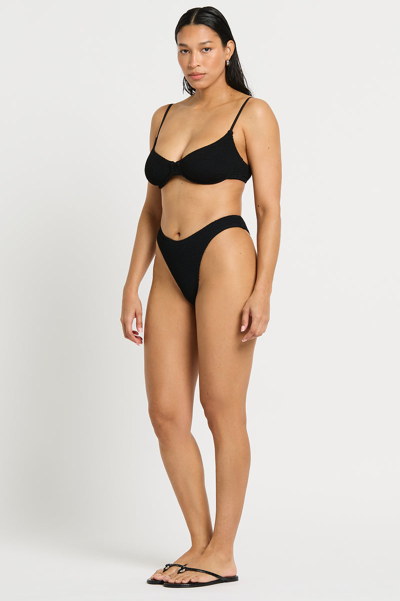 Christy Brief in Black - Alejandra Side